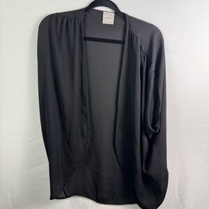 Nymphe Black Cardigan Womens No Size